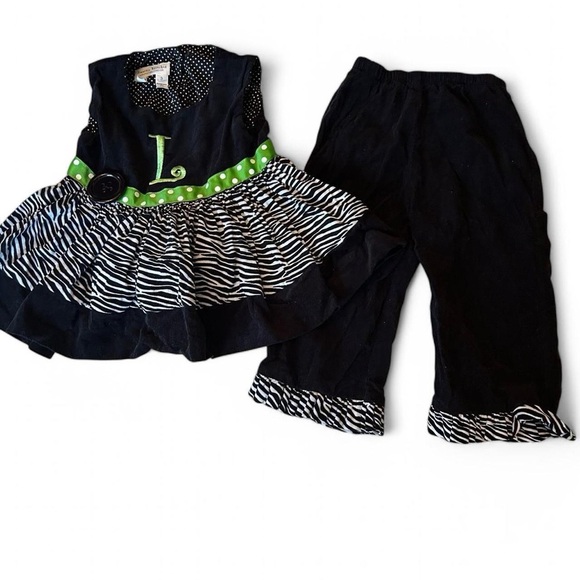 Smartie Britches- Versatile Boutique Two-Piece Outfit - Size 3T - Picture 1 of 9